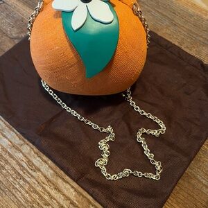 Kate Spade Orange Fruit Spice Things Up Clutch